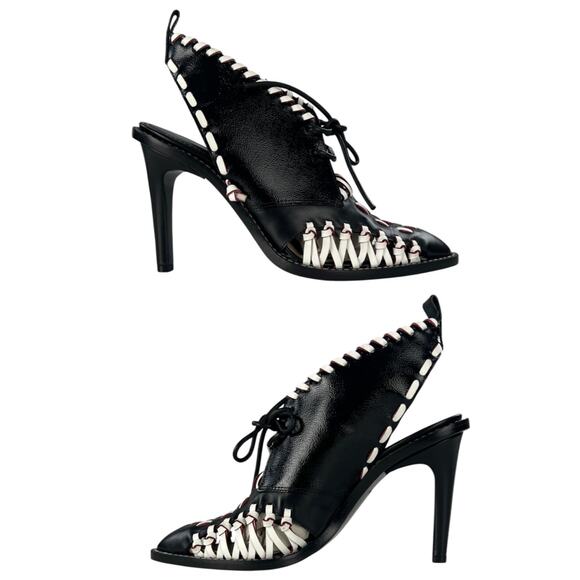 Louis Vuitton Whipstitch Leather Heels - Picture 2 of 7